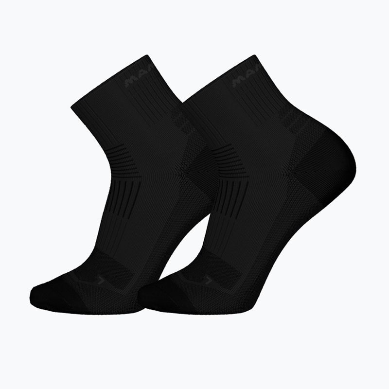 Skarpety Mammut Multisport Quarter Socks 2 pack black/black