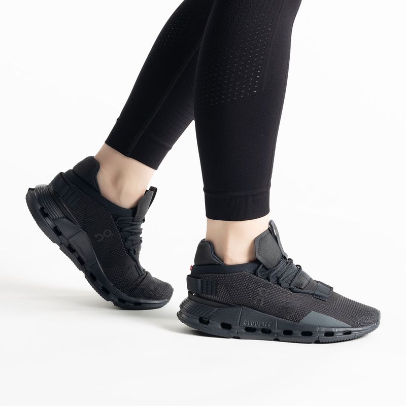 Buty do biegania damskie On Running Cloudnova black/eclipse 2
