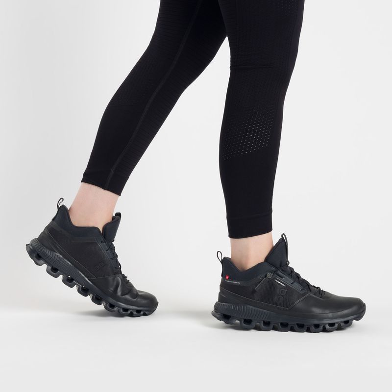 Buty do biegania damskie On Cloud Hi Waterproof black 2
