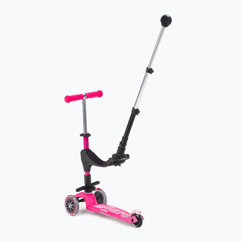 Hulajnoga trójkołowa dziecięca Micro Mini 3in1 Deluxe Plus pink 3