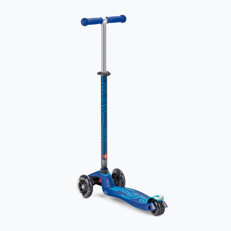 Hulajnoga trójkołowa dziecięca Micro Maxi Deluxe LED caribbean navy blue 3