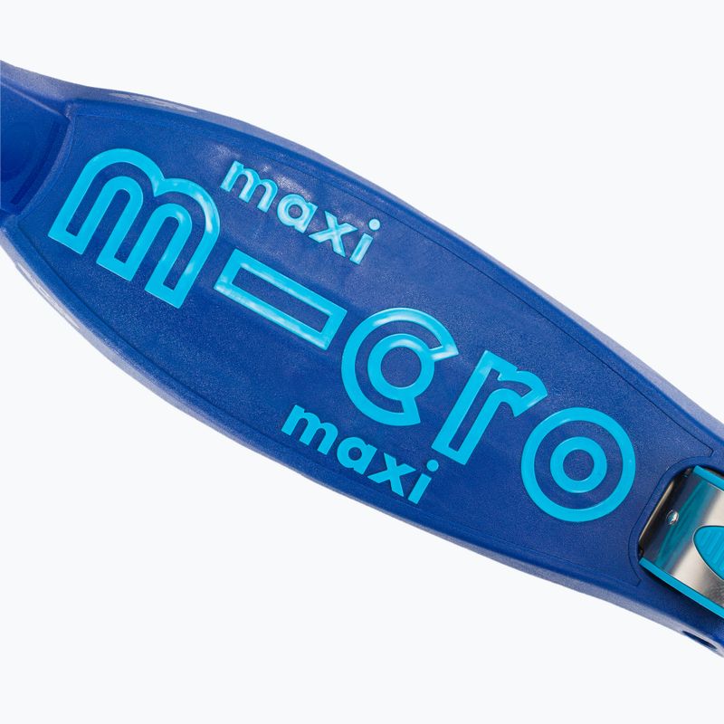 Hulajnoga trójkołowa dziecięca Micro Maxi Deluxe LED caribbean navy blue 5