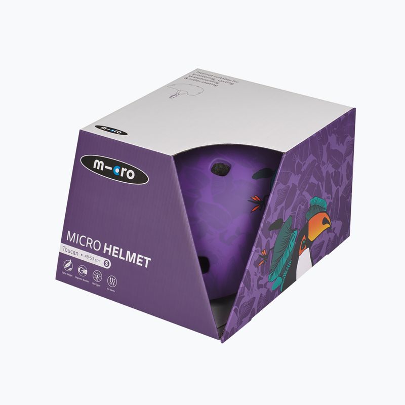 Kask dziecięcy Micro Toucan purple 13