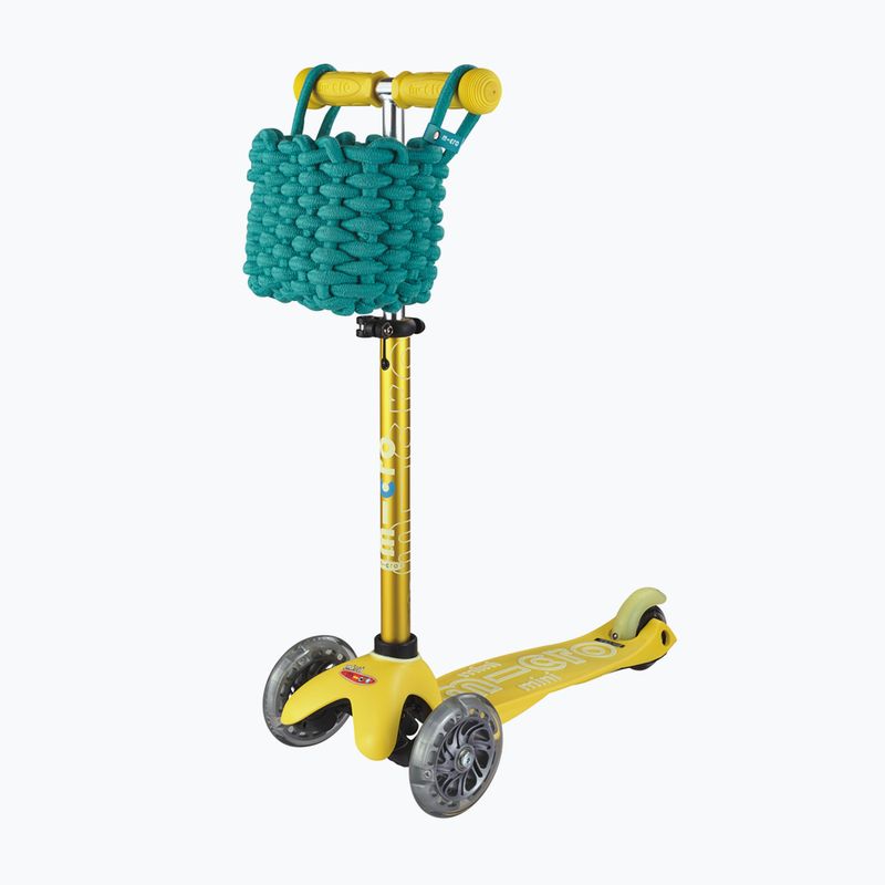 Koszyk na kierownicę dziecięcy Micro Basket green 4