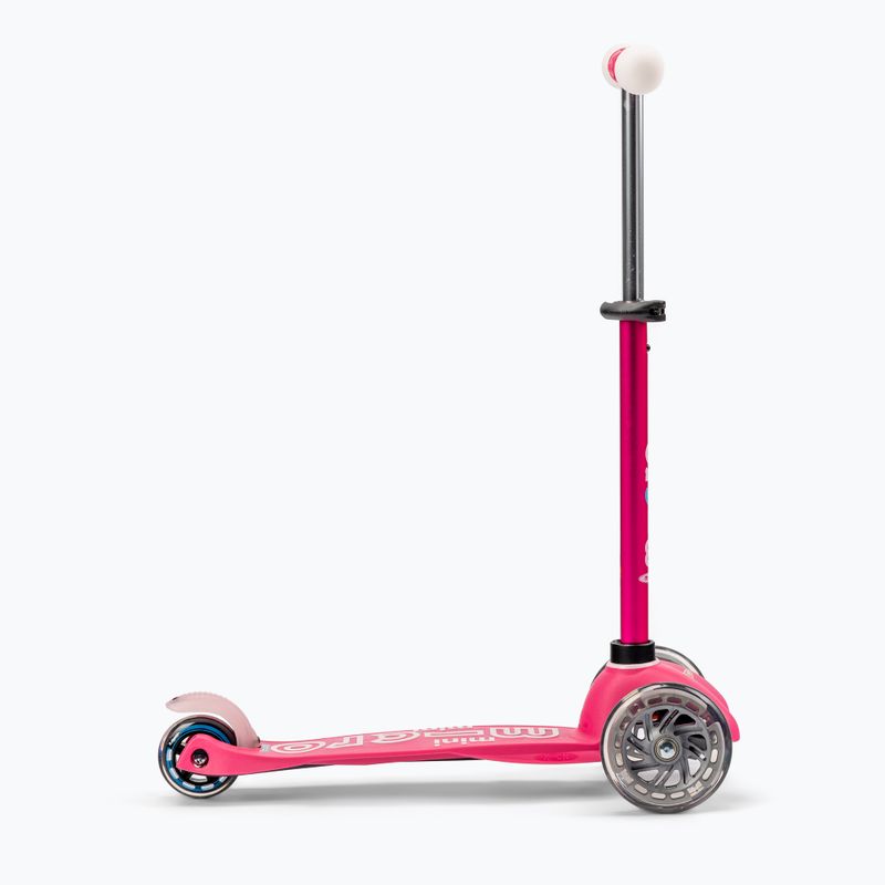 Hulajnoga trójkołowa dziecięca Micro Mini Deluxe Magic LED pink 2