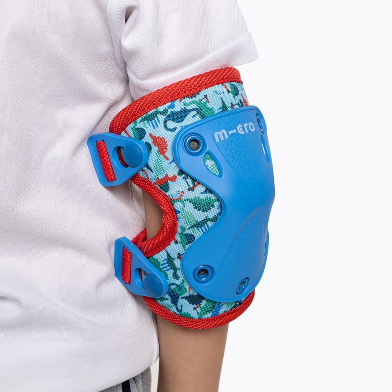 Zestaw ochraniaczy dziecięcych Micro Scootersaurus blue 11
