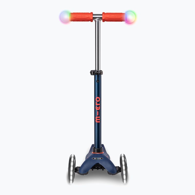 Hulajnoga trójkołowa dziecięca Micro Mini Deluxe Magic LED navy 4