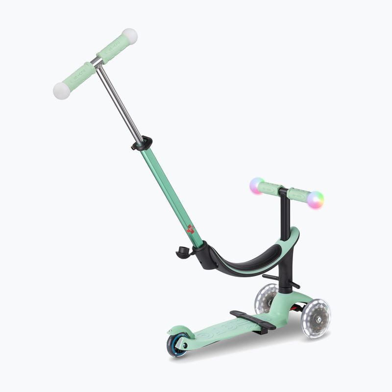 Hulajnoga trójkołowa dziecięca Micro Mini2grow Magic LED mint 4