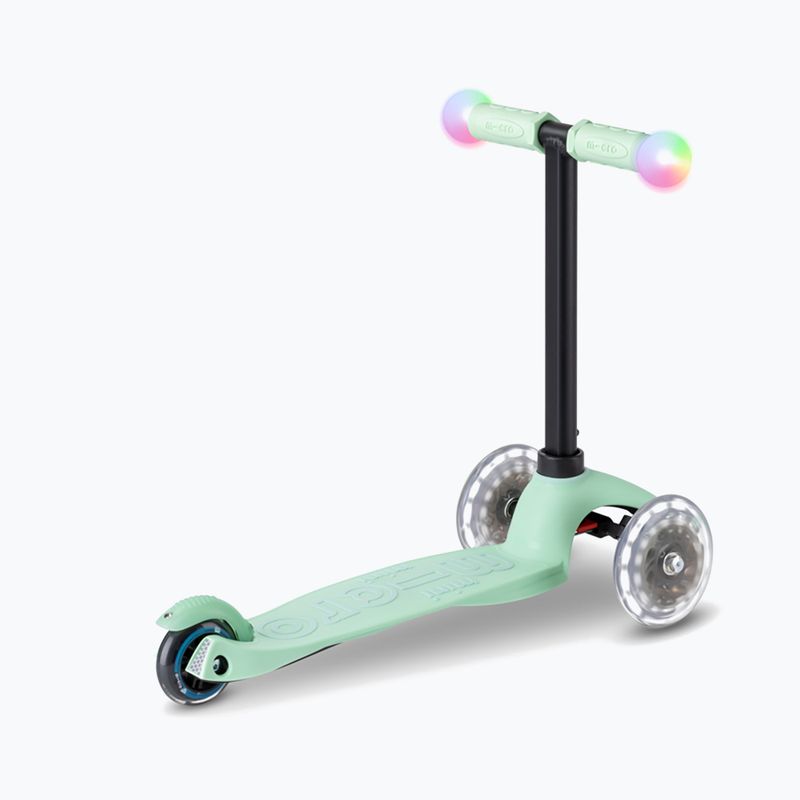 Hulajnoga trójkołowa dziecięca Micro Mini2grow Magic LED mint 11