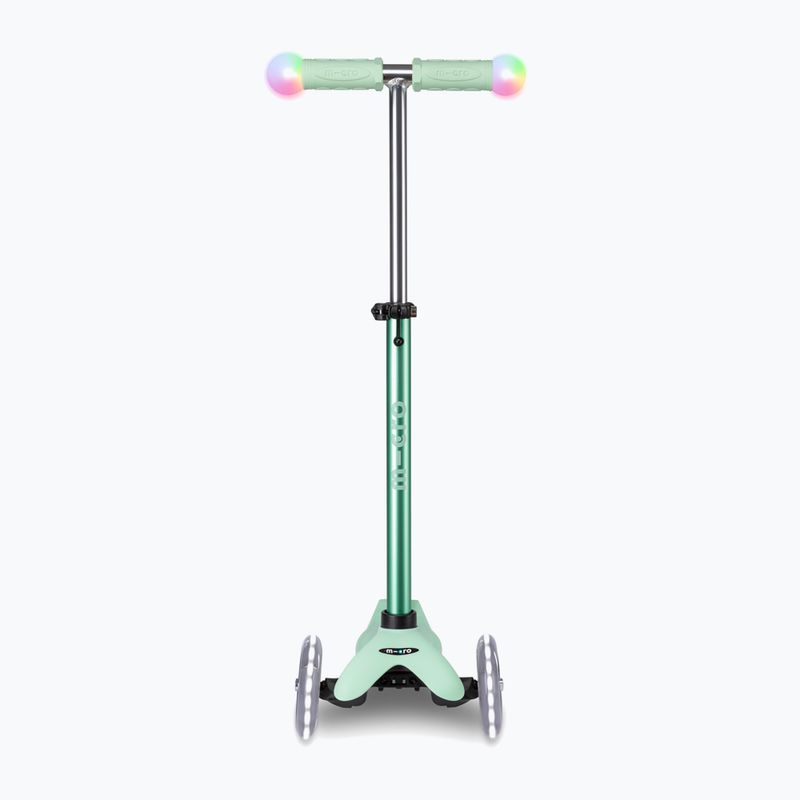 Hulajnoga trójkołowa dziecięca Micro Mini2grow Magic LED mint 15