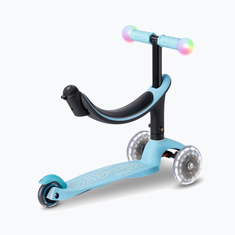 Hulajnoga trójkołowa dziecięca Micro Mini2grow Magic LED blue 8