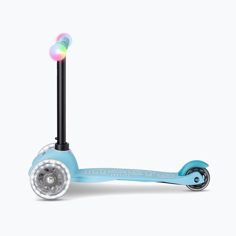 Hulajnoga trójkołowa dziecięca Micro Mini2grow Magic LED blue 10