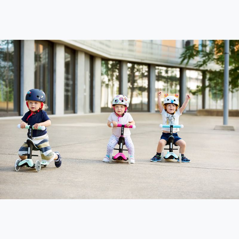 Hulajnoga trójkołowa dziecięca Micro Mini2grow Magic LED blue 25