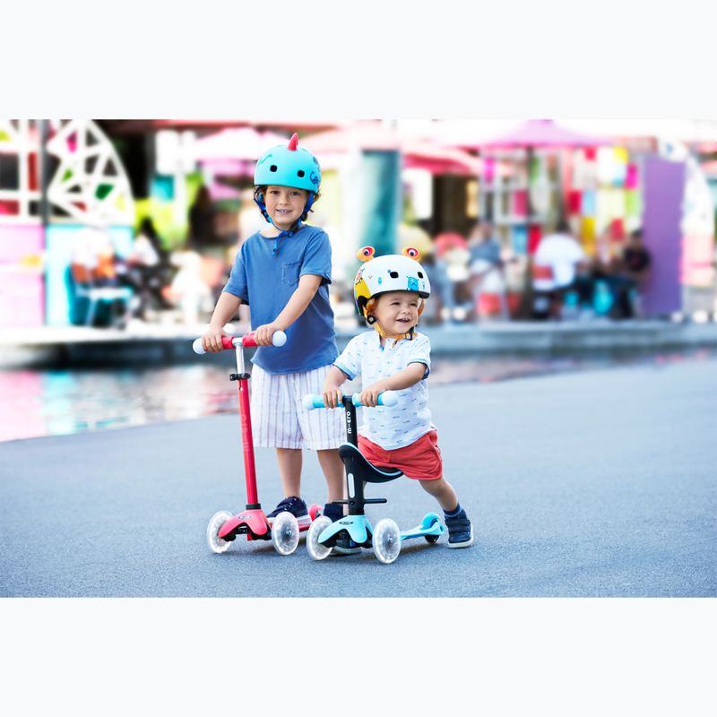 Hulajnoga trójkołowa dziecięca Micro Mini2grow Magic LED blue 27