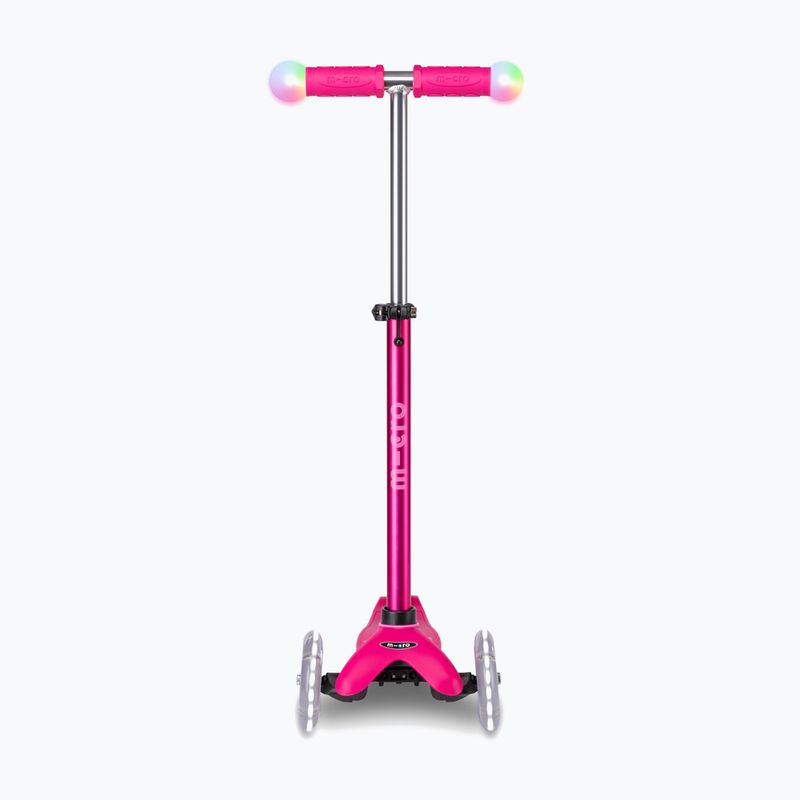 Hulajnoga trójkołowa dziecięca Micro Mini2grow Magic LED pink 16