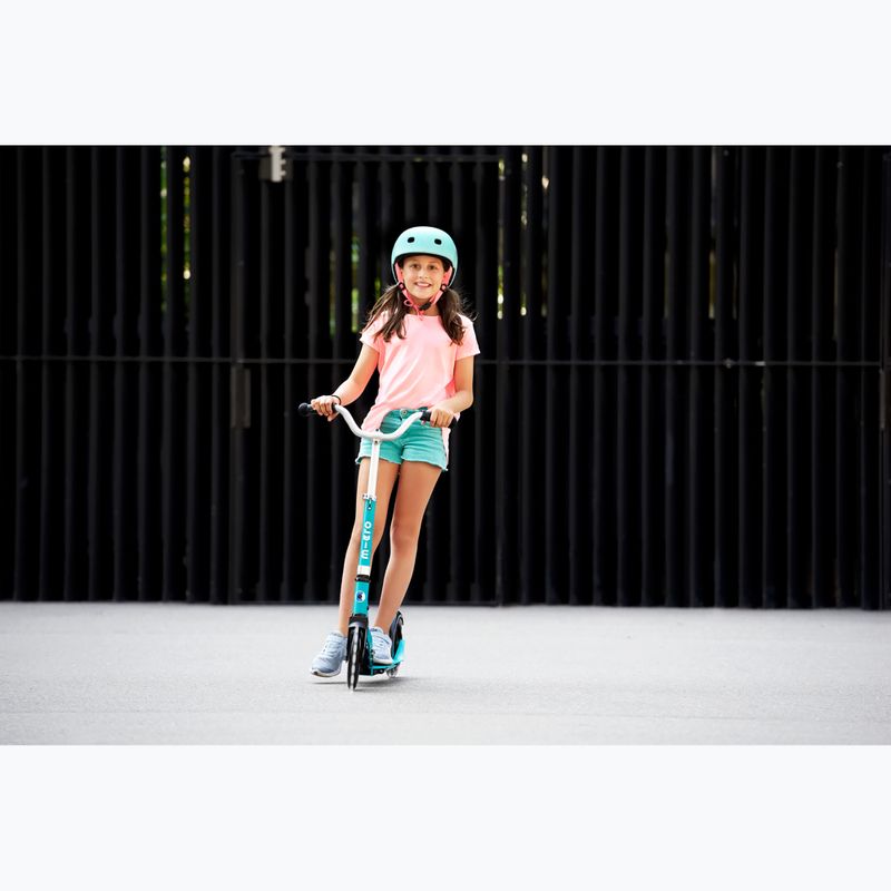 Hulajnoga miejska dziecięca Micro Cruiser LED aqua 6