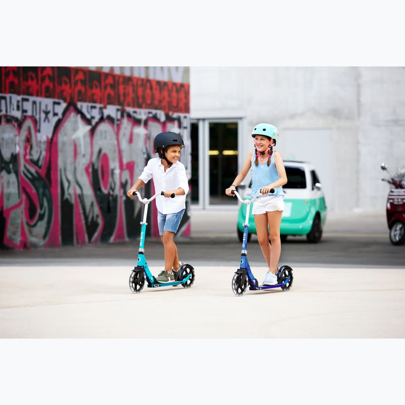 Hulajnoga miejska dziecięca Micro Cruiser LED aqua 7