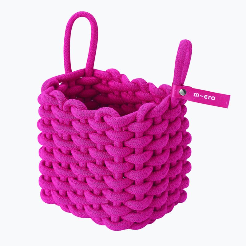 Koszyk na kierownicę dziecięcy Micro Basket rosa 2