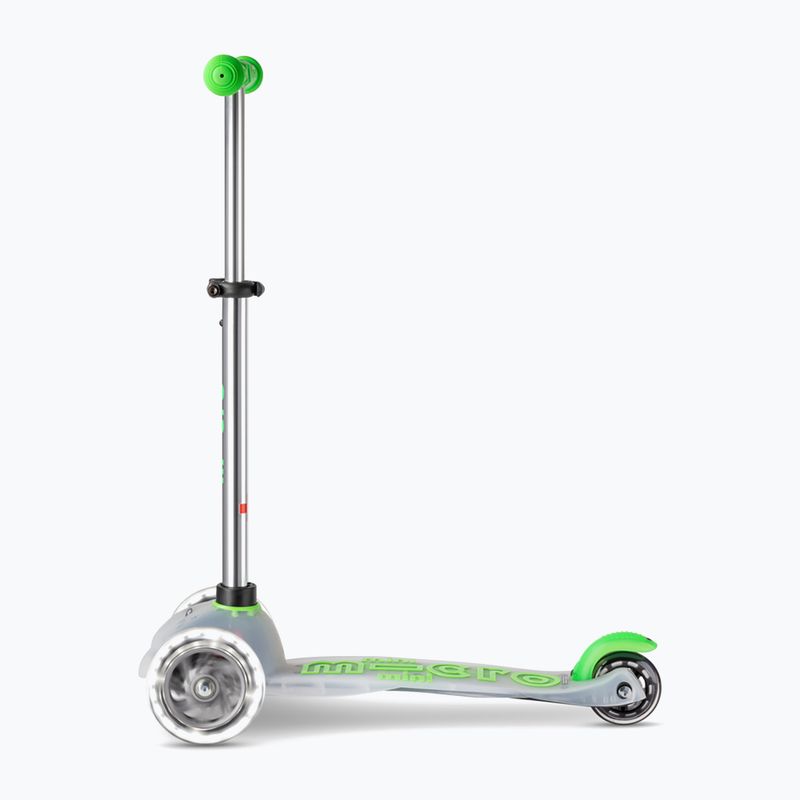 Hulajnoga trójkołowa dziecięca Micro Mini Micro Deluxe FLUX LED neon green 2