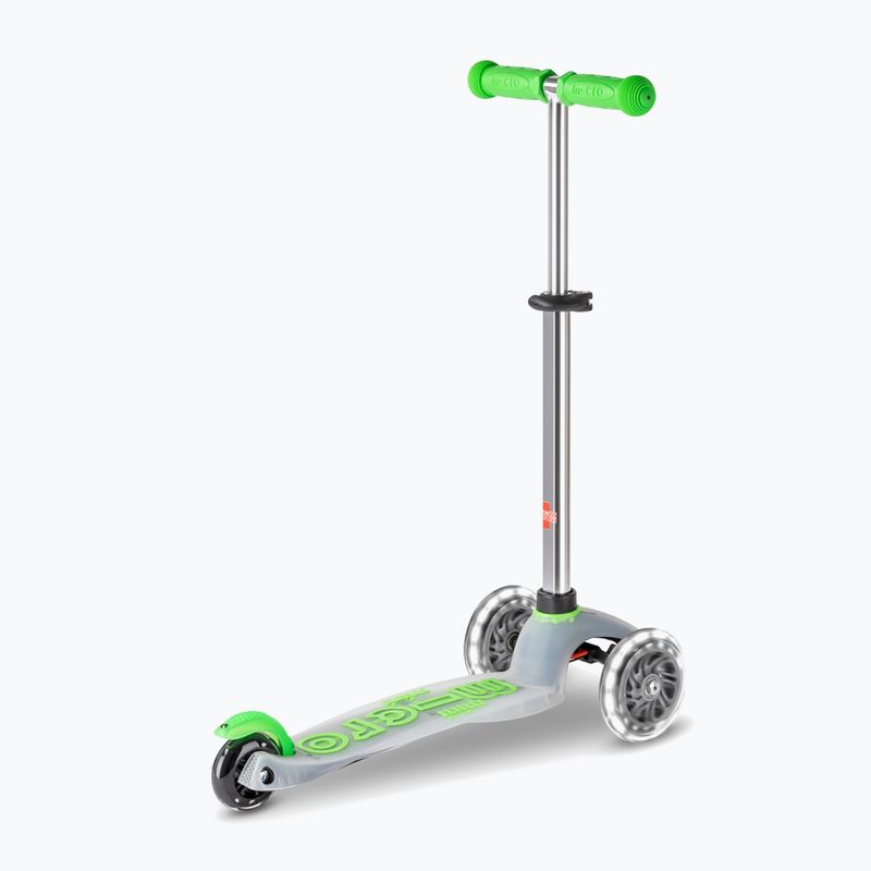Hulajnoga trójkołowa dziecięca Micro Mini Micro Deluxe FLUX LED neon green 4