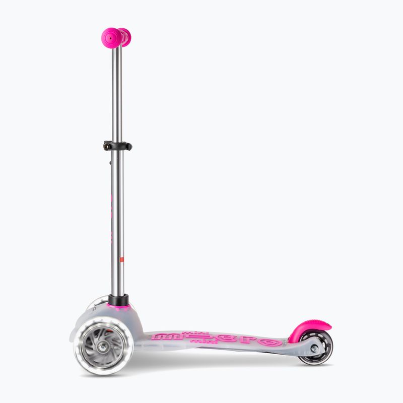 Hulajnoga trójkołowa dziecięca Micro Mini Micro Deluxe FLUX LED neon pink 2