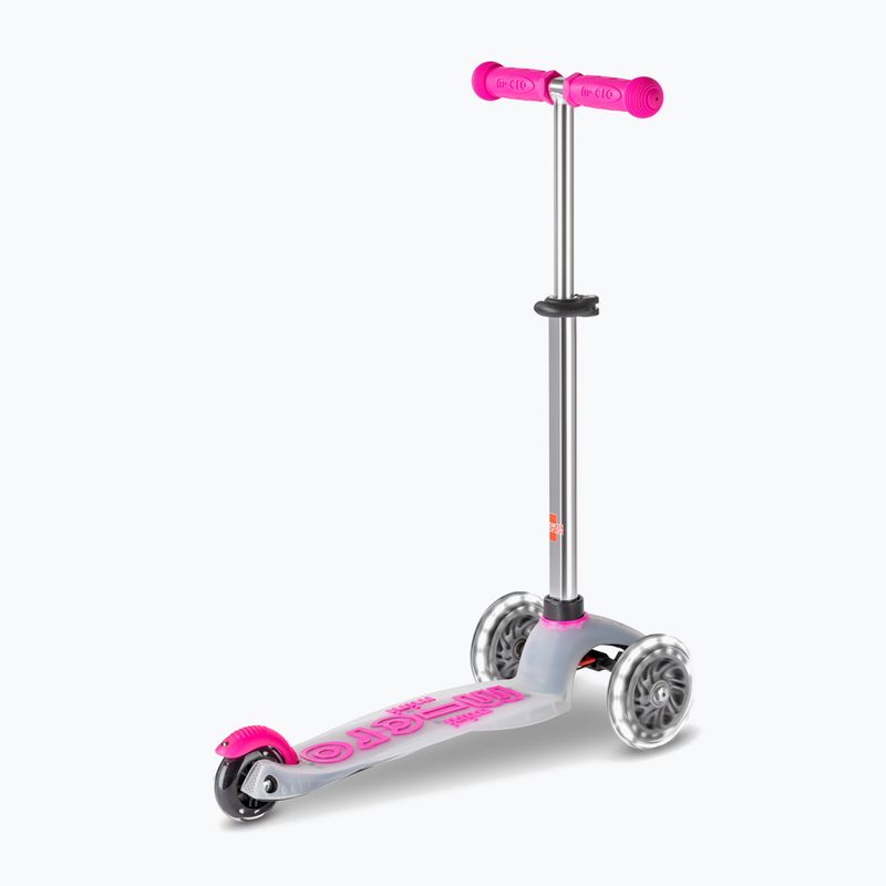 Hulajnoga trójkołowa dziecięca Micro Mini Micro Deluxe FLUX LED neon pink 4