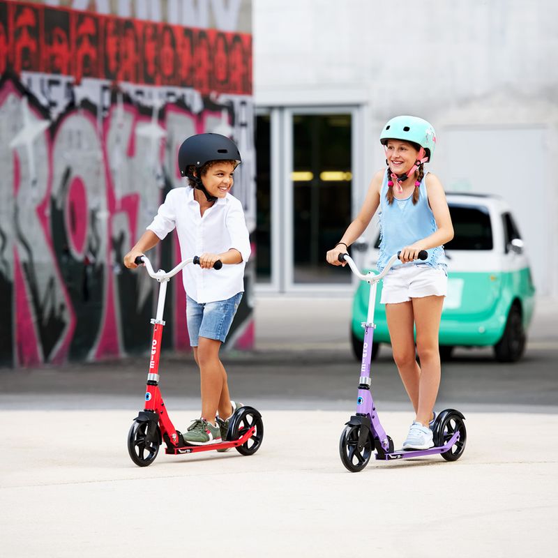 Hulajnoga miejska dziecięca Micro Cruiser LED purple 8