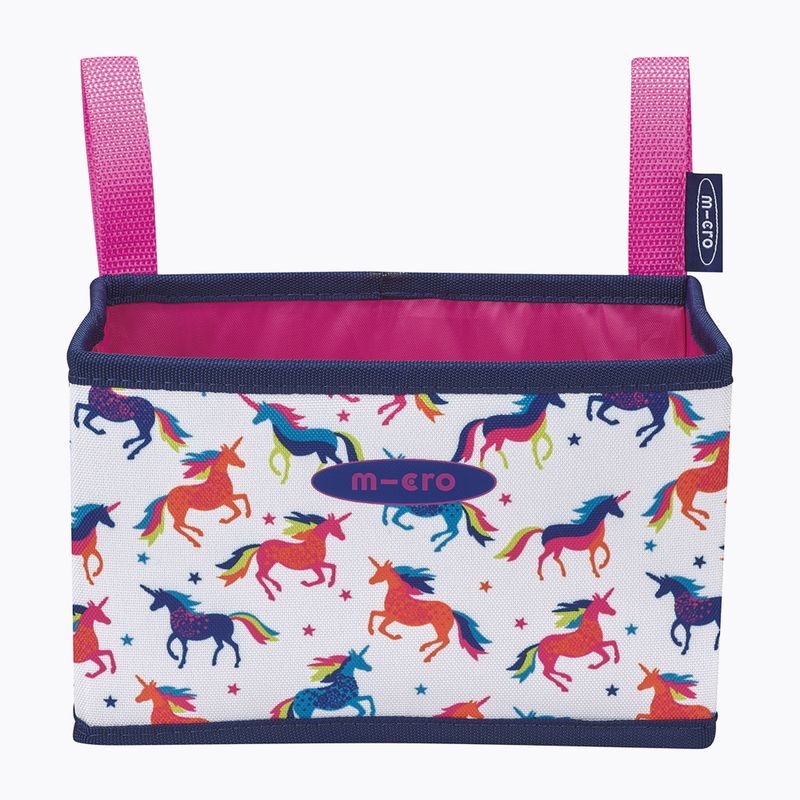 Koszyk na kierownicę dziecięcy Micro Foldable Basket unicorn