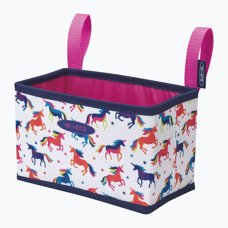 Koszyk na kierownicę dziecięcy Micro Foldable Basket unicorn 2