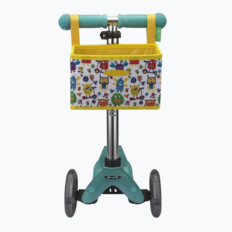 Koszyk na kierownicę dziecięcy Micro Foldable Basket monsters 5