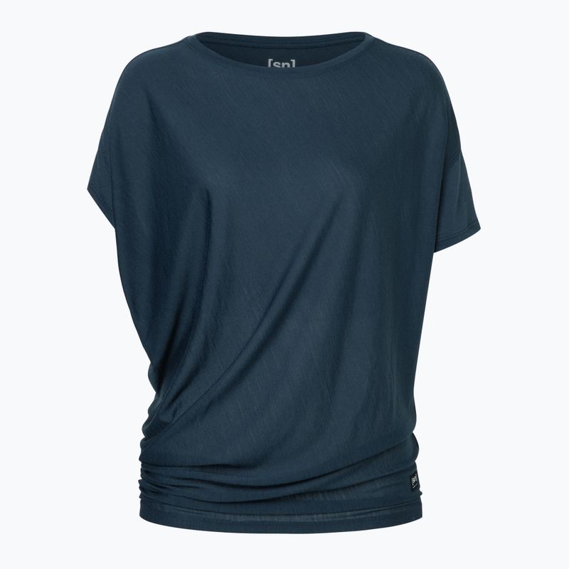 Koszulka do jogi damska super.natural Yoga Loose Tee blueberry 3