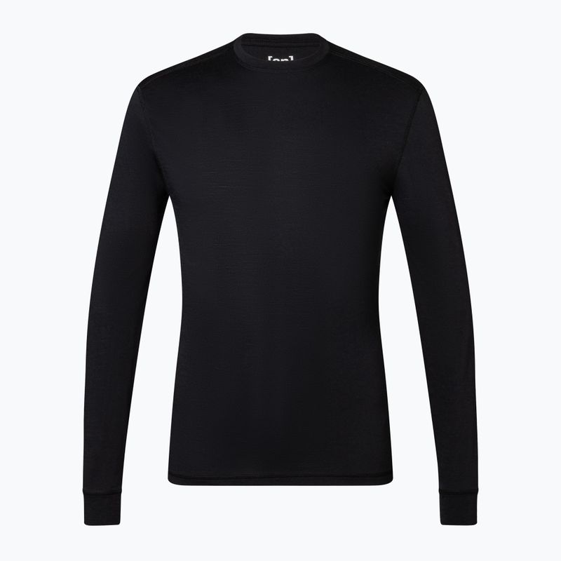 Longsleeve termoaktywny męski Super.Natural Tundra 175 jet black 3