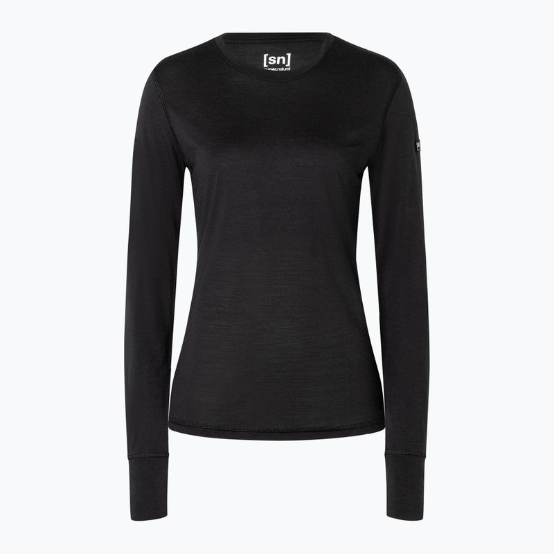 Bluza termoaktywna damska super.natural Tundra 175 jet black 2