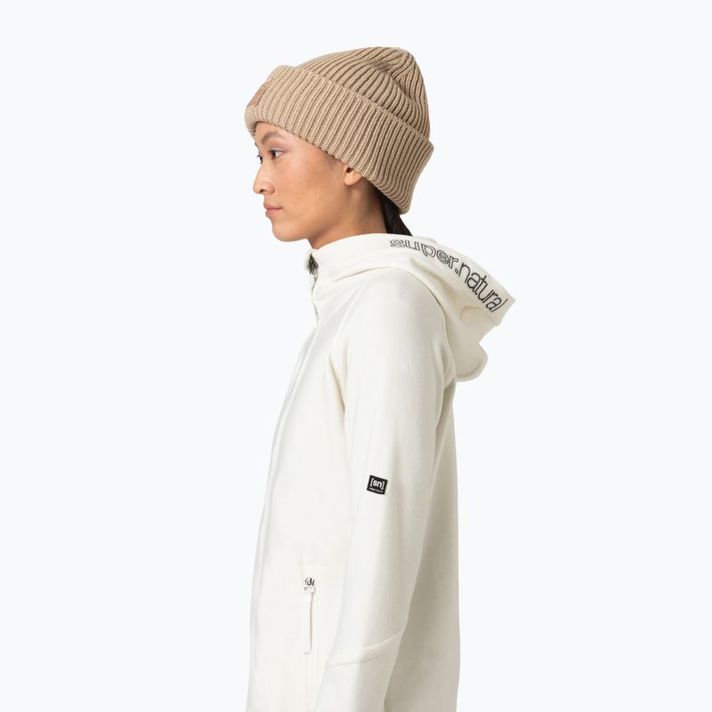 Czapka zimowa super.natural KriTeeini Beanie white pepper 4