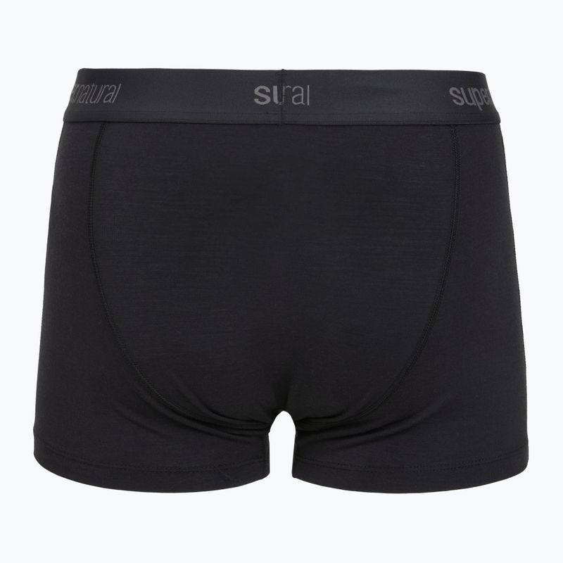 Bokserki termoaktywne męskie super.natural Tundra 175 2 pary jet black/jet black 3