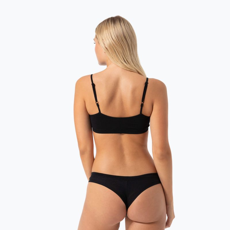 Biustonosz termoaktywny super.natural Cosy Bra jet black 3