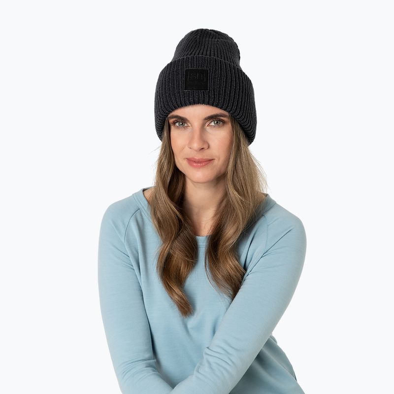 Czapka zimowa super.natural KriTeeini Beanie jet black 3