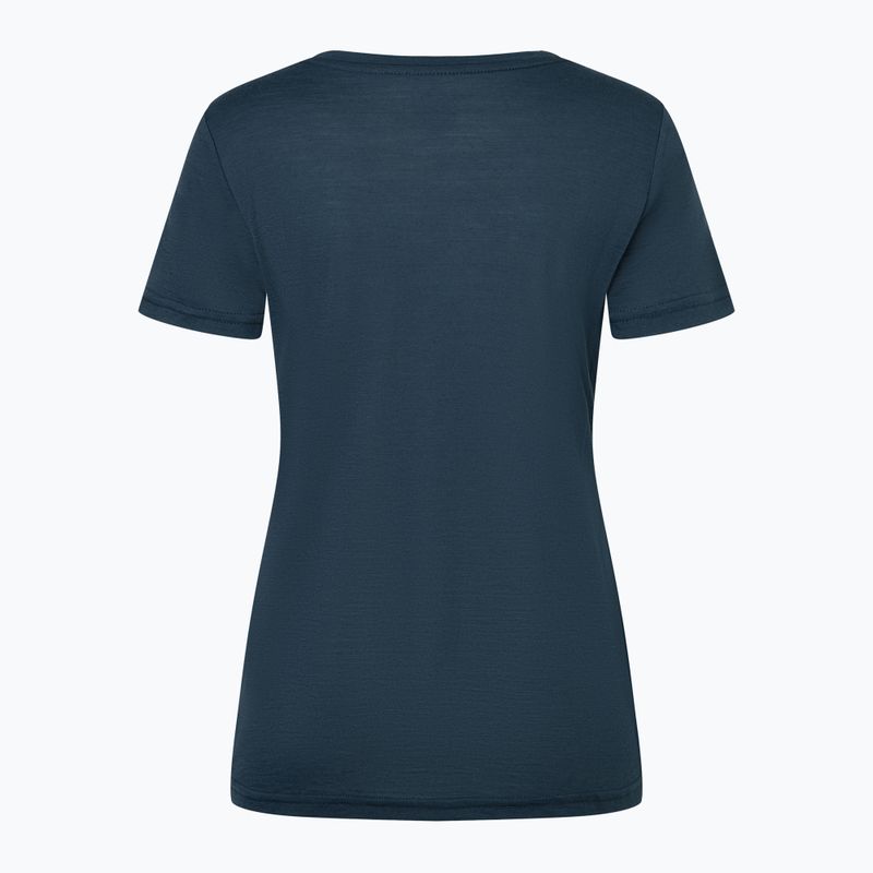 Koszulka damska super.natural Preikestolen Cliffs Tee blueberry/feather grey/copper 4