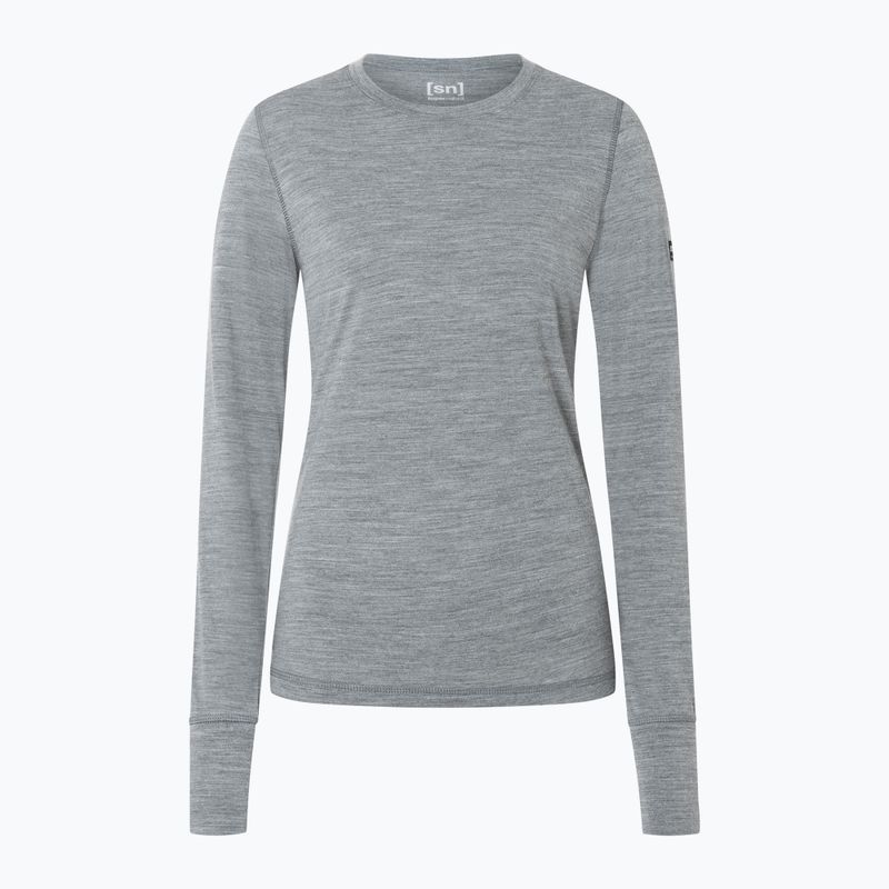 Bluza termoaktywna damska super.natural Tundra 175 cashmere grey melange 4