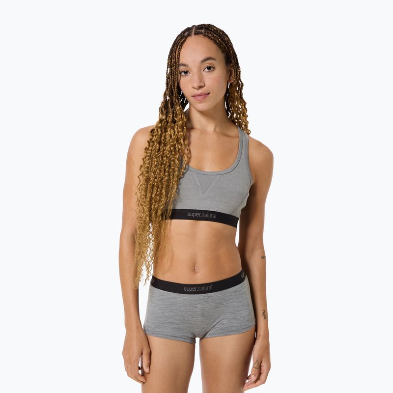 Biustonosz termoaktywny super.natural Tundra 220 Semplice cashmere grey melange 3