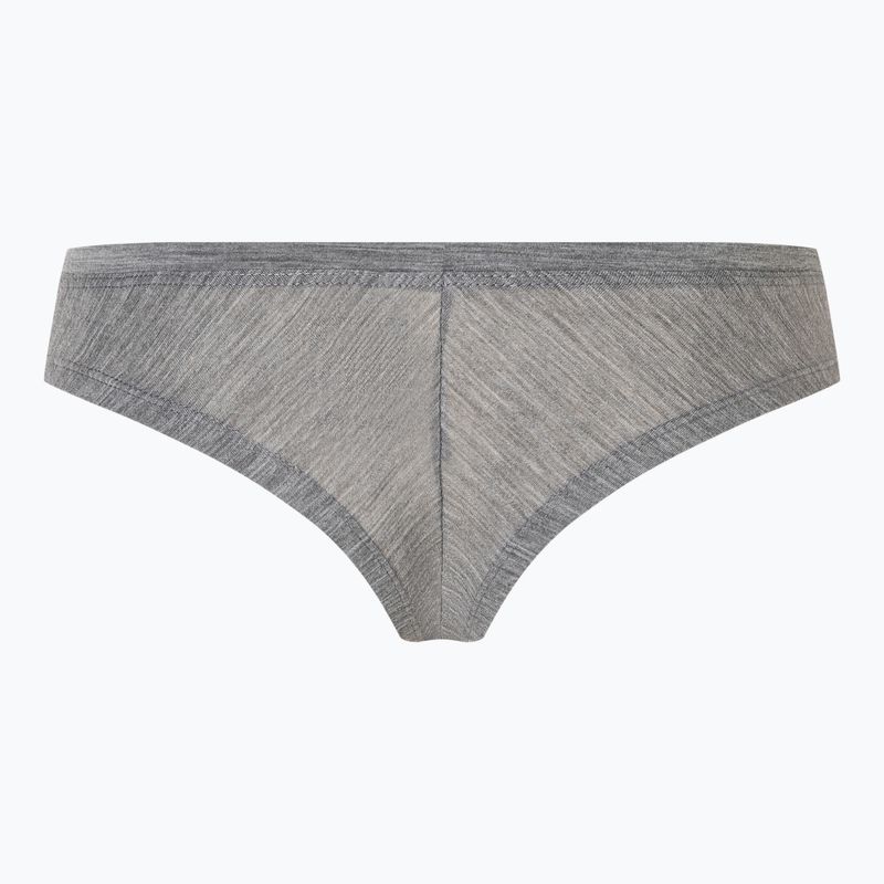 Majtki termoaktywne super.natural Tundra 175 Thong cashmere grey melange 2