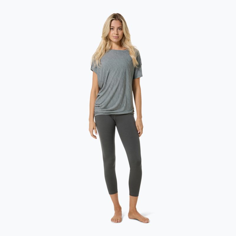 Koszulka do jogi damska super.natural Yoga Loose Tee cashmere grey melange 2