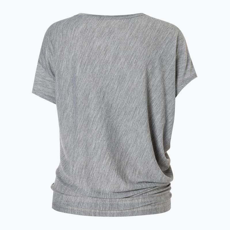 Koszulka do jogi damska super.natural Yoga Loose Tee cashmere grey melange 5