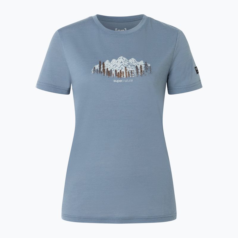 Koszulka damska super.natural Woods Tee flint stone/white stone/copper 4