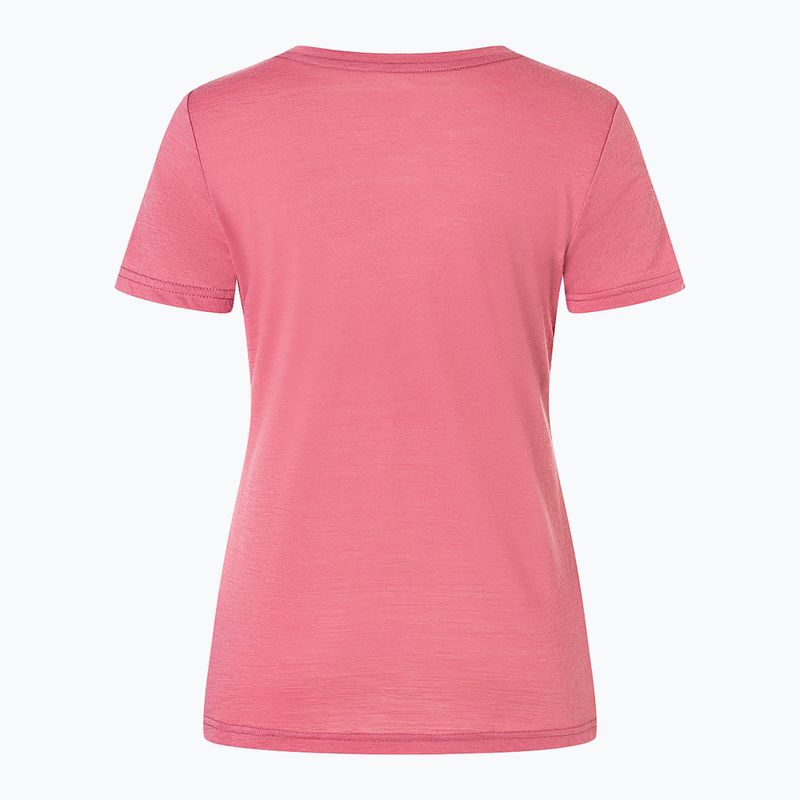 Koszulka damska super.natural Flower Boots Tee mauvewood/blueberry 5