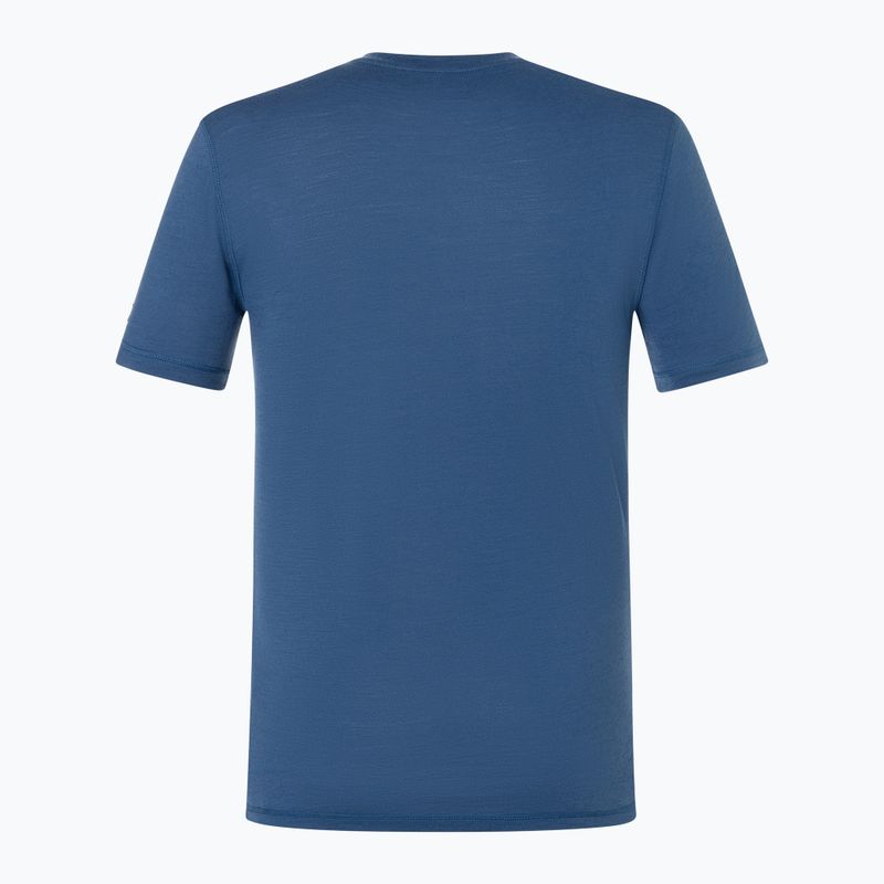Koszulka termoaktywna męska super.natural Sierra 140 Tee cashmere grey melange 5