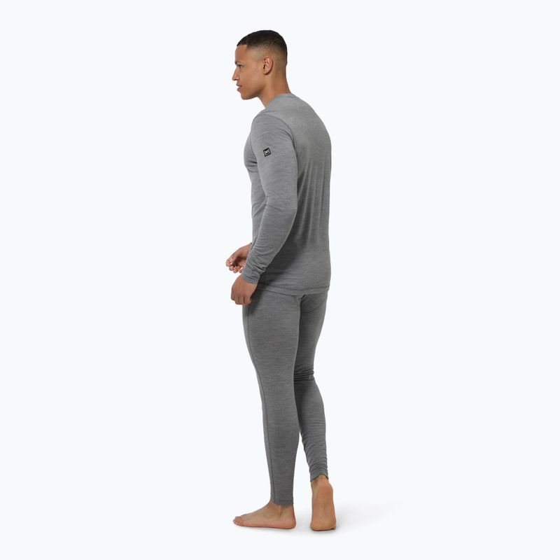 Bluza termoaktywna męska Super.Natural Tundra 175 cashmere grey melange 3