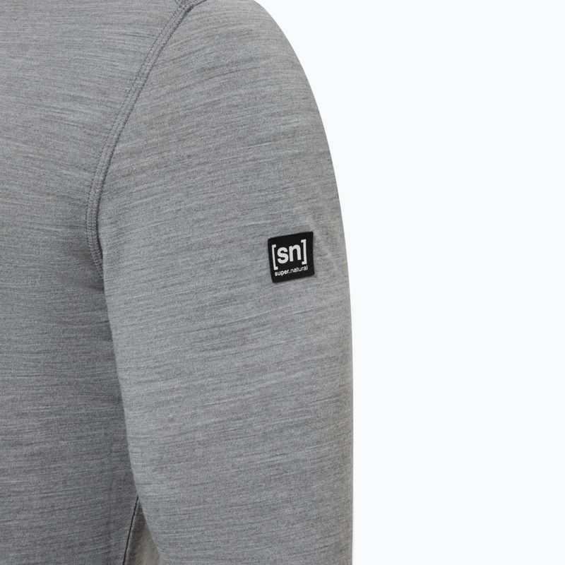 Bluza termoaktywna męska Super.Natural Tundra 175 cashmere grey melange 4