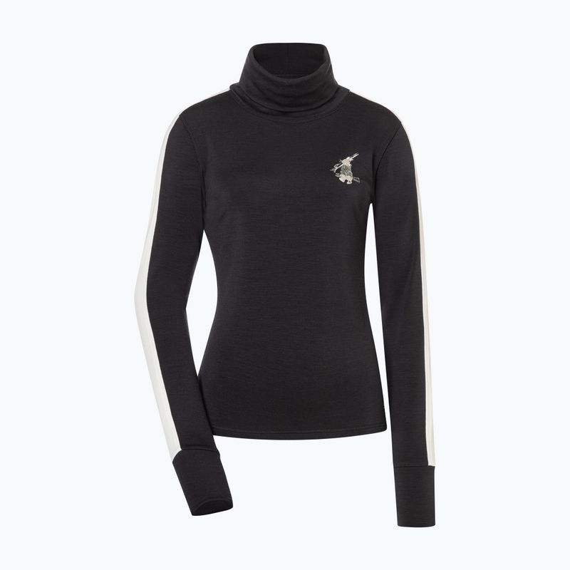 Sweter damski super.natural Bunny Roll Neck jet black/f.white/various/eucalyptus gl 4