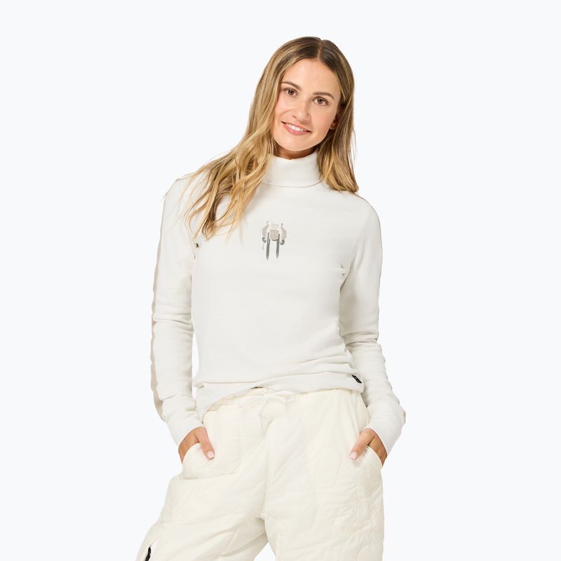 Sweter damski Super.Natural Racing Team Roll Neck fresh white / w. pepper / various